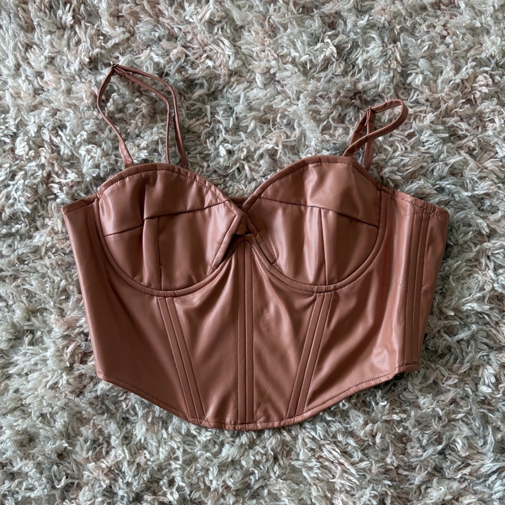 Forever 21 Brown Crop Top